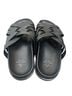 AQUATALIA 100% Leather Black Sandals Size 8 - photo 2