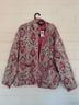 Torrid 74% Viscose 26% Lyocell 95% Polyester 5% Spandex 100% Polyester Paisley Pink White Jacket Size 2X - photo 4