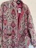 Torrid 74% Viscose 26% Lyocell 95% Polyester 5% Spandex 100% Polyester Paisley Pink White Jacket Size 2X - photo 5