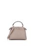 Fendi 100% Leather Gray Selleria Peekaboo Bag Leather with Python Mini One size - photo 1