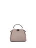 Fendi 100% Leather Gray Selleria Peekaboo Bag Leather with Python Mini One size - photo 4