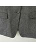 Everlane 75% Recycled Wool 100% Recycled Polyester 100% Recycled Polyester 25% Recycled Polyester Houndstooth Gray Blazer Size 14 - photo 6