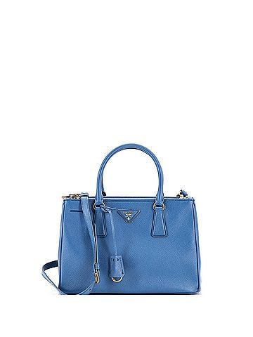 Prada Double Zip Lux Tote Saffiano Leather Small (view 1)