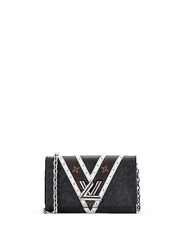 Louis Vuitton Twist Chain Wallet Epi Leather with Monogram Canvas and Studded Leather (view 1)
