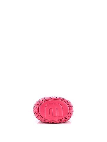 Miu Miu Drawstring Bucket Bag Matelasse Leather Mini (view 2)