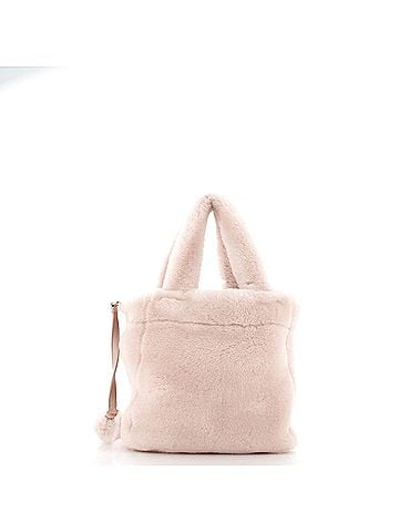 Prada Logo Tote Shearling Mini (view 2)