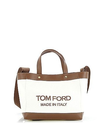 Tom Ford T Screw Tote Canvas with Leather Mini (view 1)