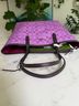 Coach 100% Coated Canvas Print Purple Pink Tote One size - photo 10