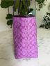 Coach 100% Coated Canvas Print Purple Pink Tote One size - photo 6