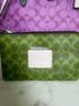 Coach 100% Coated Canvas Print Purple Pink Tote One size - photo 4
