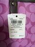 Coach 100% Coated Canvas Print Purple Pink Tote One size - photo 12