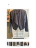 Banana Republic Black Gray Jacket Size 8 - photo 6