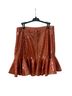 J.Crew 100% Polyester 100% Polyester Orange Casual Skirt Size 8 - photo 2