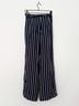 Reformation Stripes Blue White Casual Pants Size 8 - photo 5