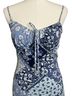 Inspired Hearts 95% Polyester 5% Spandex 100% Polyester Floral Blue Cocktail Dress Size S - photo 5