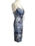 Inspired Hearts 95% Polyester 5% Spandex 100% Polyester Floral Blue Cocktail Dress Size S - photo 6