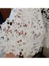 Hyfve 100% Microfiber Polyester Floral White Long Sleeve Blouse Size L - photo 4