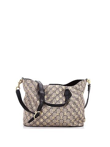 Gucci Convertible Soft Tote Printed GG Coated Canvas Small (view 1)