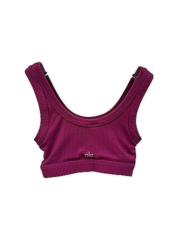 Alo Alosoft Ribbed Sports Bra (view 2)
