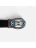 Coach 100% Leather Black Silver Belt Size S - photo 3