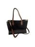 FURLA 100% Leather Black Brown Ivory Leather Satchel One size - photo 2