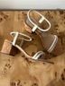 Schutz White Ivory Sandals Size 5 1/2 - photo 6