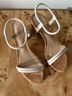 Schutz White Ivory Sandals Size 5 1/2 - photo 5