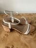 Schutz White Ivory Sandals Size 5 1/2 - photo 7