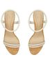 Schutz White Ivory Sandals Size 5 1/2 - photo 11