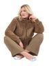 CAbi 100% Polyester Brown Faux Fur Jacket Size L - photo 1