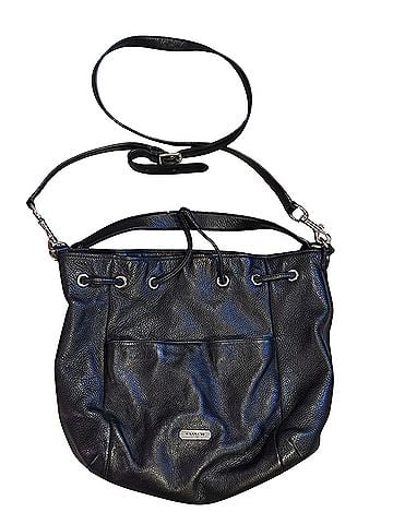 Coach Coach Avery Leather Drawstring Leather Bucket Bag (view 1)