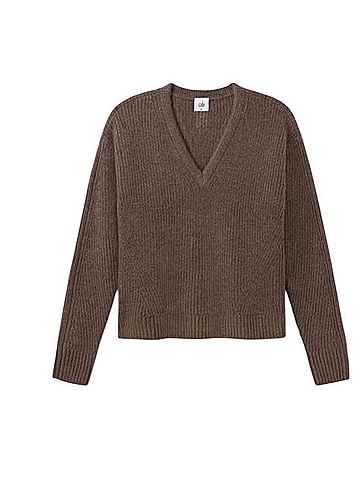 CAbi Mocha Pullover Pullover Sweater (view 1)