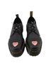 Dr. Martens Print Black Pink Purple Ankle Boots Size 7 - photo 2