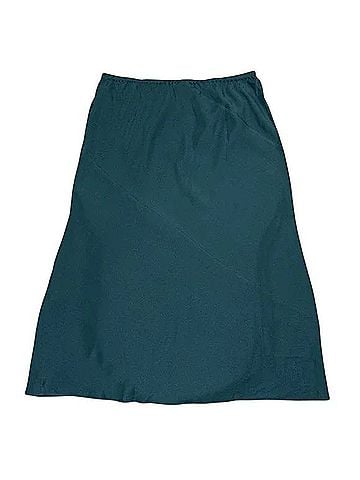 Eileen Fisher Double Crepe Bias Silk Skirt (view 2)