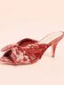 Loeffler Randall Orange Pink Mule/Clog Size 6 1/2 - photo 5