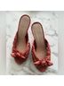 Loeffler Randall Orange Pink Mule/Clog Size 6 1/2 - photo 13