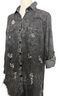 Thrill 100% Cotton Black Button-Down Shirt Size L - photo 5