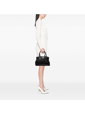 Salvatore Ferragamo Nylon Gancini Satchel (view 2)