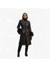 North Beach Leather 100% Leather 50% Acetate 50% Nylon Solid Black Coat Size 6 - photo 4