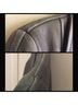 North Beach Leather 100% Leather 50% Acetate 50% Nylon Solid Black Coat Size 6 - photo 8