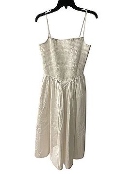 Lena Smocked Midi Sundress Casual Dress (view 2)