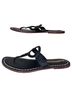 Bernardo 100% Leather Black Flip Flops Size 9 - photo 2