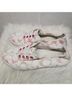 Coach 100% Canvas Print Pink White Gray Sneakers Size 6 1/2 - photo 3