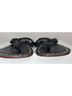 Bernardo 100% Leather Black Flip Flops Size 9 - photo 5