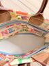 Dooney & Bourke Graphic Tan Pink White Leather Belt One size - photo 7