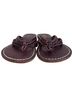 Bernardo 100% Leather Brown Flip Flops Size 10 - photo 2