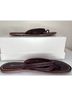 Bernardo 100% Leather Brown Flip Flops Size 10 - photo 5