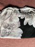 Ted Baker London 100% Cotton Floral Black Pink Pullover Sweater Size 4 - photo 9