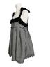 Sofie The label 100% Polyester 100% Cotton Houndstooth Black White Cocktail Dress Size L - photo 5