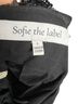Sofie The label 100% Polyester 100% Cotton Houndstooth Black White Cocktail Dress Size L - photo 3